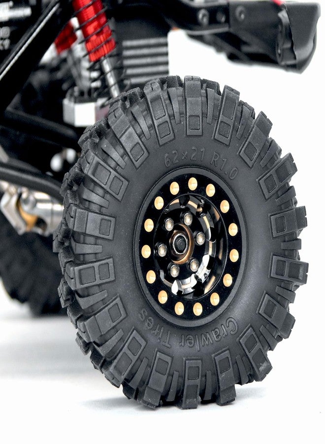 OGUNKE OGRC 1.0 RC Wheels Brass Negative Offset 7mm Wheels for SCX24 C10 JLU Deadbolt Gladiator Bronco 1/24 Crawler Car - 47g/pc - Image 2