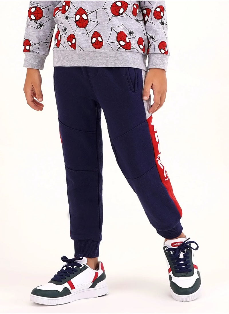 MINOTI Minoti Respect Fleece Panel Joggers - Grey Marl  - Image 1