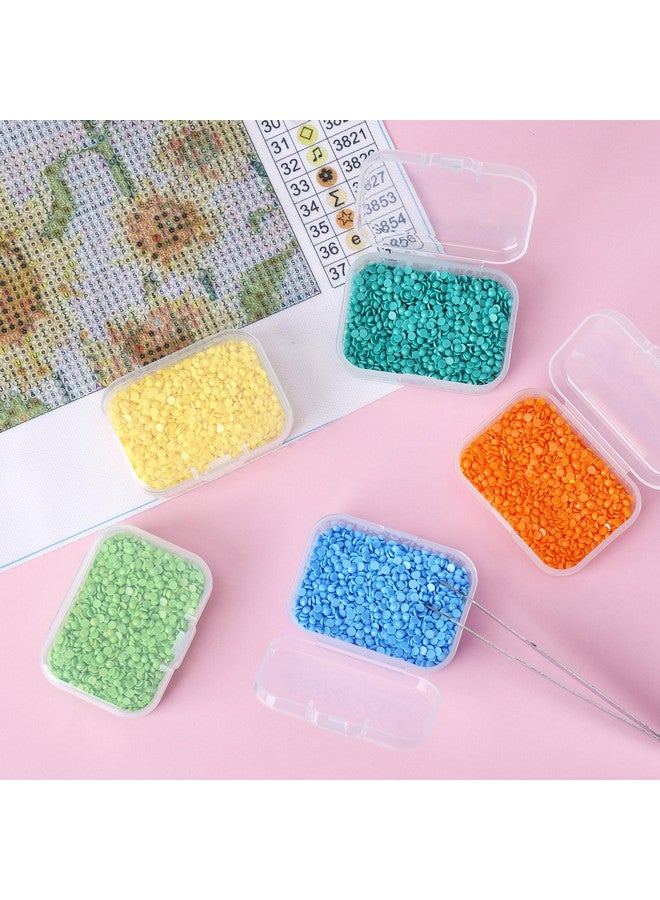 QUEFE 28 Pack Mixed Sizes Small Plastic Organizer Storage Box, Rectangular Empty Mini Clear Plastic Organizer Storage Box Containers with Lids for Small Items and Other Craft Projects - Image 4