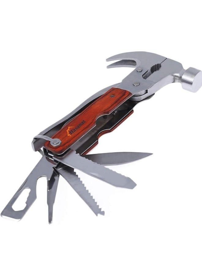 HASANAT ESSENTIALS Essentials Multi-Tool Survival Kit â€“ Emergency Axe with Hammer, Screwdriver, Pliers, Sawtooth & Opener for Camping & Outdoor Use - Image 1