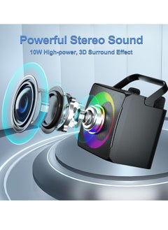 SDRD 2023 New SDRD Wireless Bluetooth Speaker With 2 Microphones Portable Karaoke Machine  - Image 2