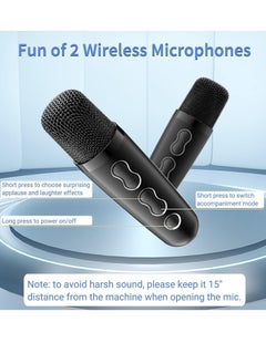 SDRD 2023 New SDRD Wireless Bluetooth Speaker With 2 Microphones Portable Karaoke Machine  - Image 4