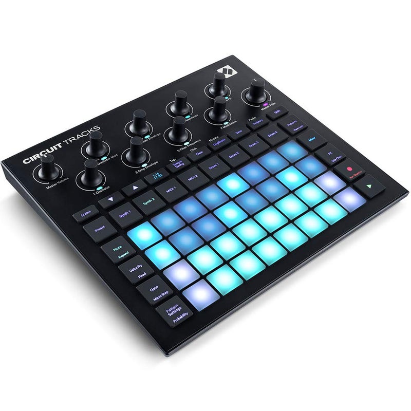 Novation نوفايشن سيركت تراك: جهاز تسلسل جروف بوكس مع مسارات سينث، مسارات MIDI ومسارات درام لصنع الموسيقى الإلكترونية - Image 2