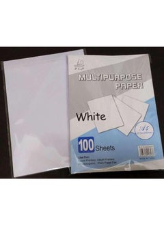 Aroma High-Quality A4 Multipurpose White Paper - 100 Sheets for Printing and Copying - White Paper Perfect for Printers and Photocopiers - Premium for Everyday Use 