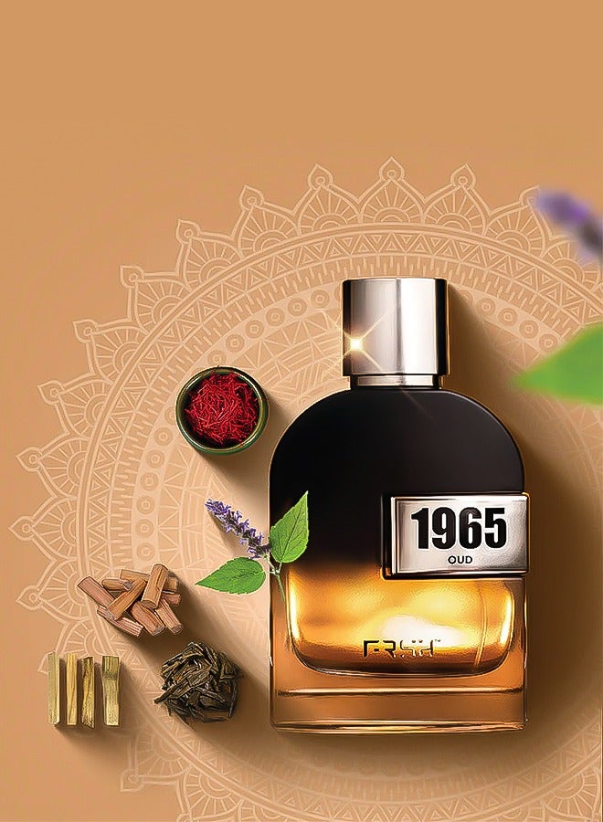 FRSH 1965 ماء العطر | عطر رجالي | عطر فاخر للرجال | تركيز عالي للعطر (عود وبور هوم) - Image 2