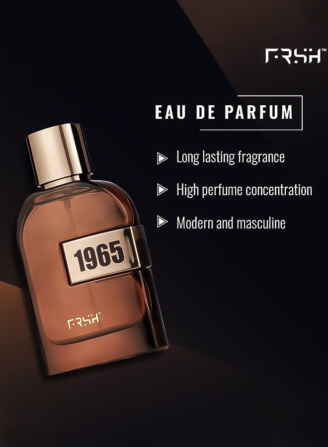 FRSH 1965 ماء العطر | عطر رجالي | عطر فاخر للرجال | تركيز عالي للعطر (عود وبور هوم) - Image 5