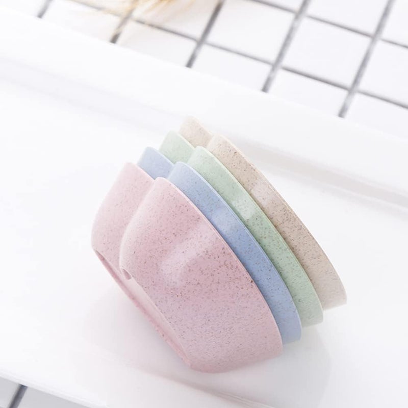 esowemsn 10pcs Assorted Color Plastic Mini Heartshaped Sauce Dishes Dipping Bowls Soy Sauce Dishes Appetizer Serving Tray for Home Kitchen Restaurant - Image 3