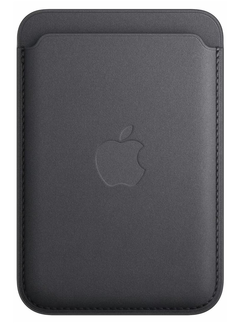 Generic Magsafe Wallet Compatible with iPhone 16 u0026 iPhone 15 Pro Max Mag Safe Secure Credit Card Holder Vegan Leather Magnetic Card Wallet Holder Apple iPhone 16,15,14,13,12 Compatible -BLACK  - Image 1
