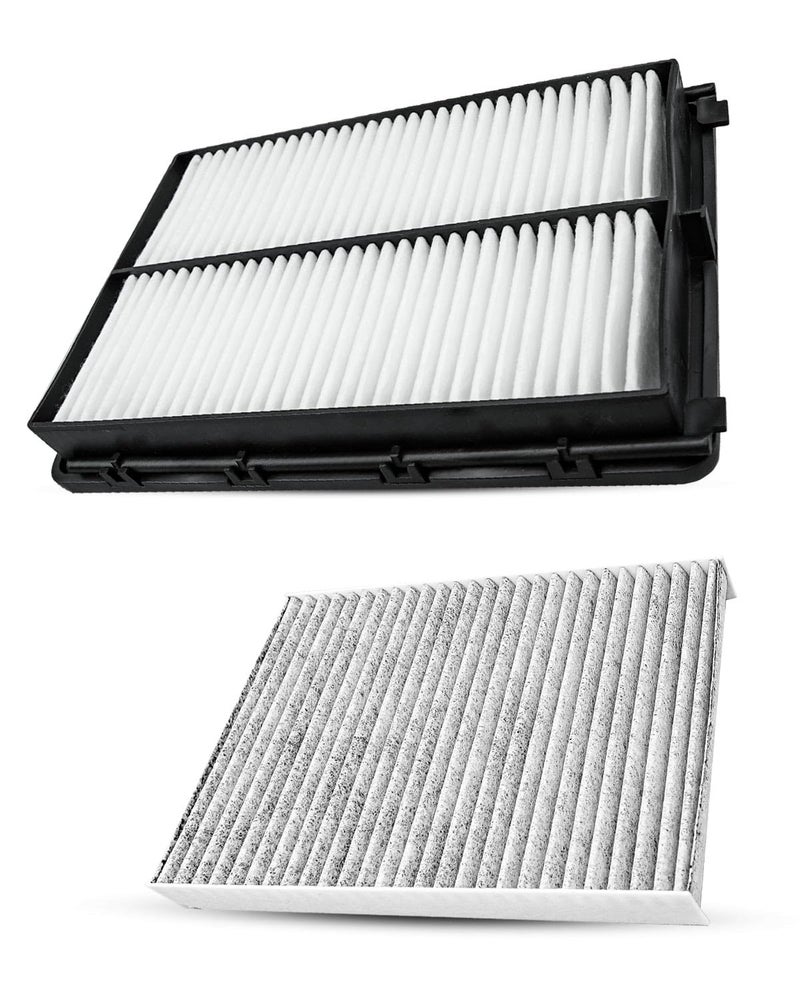 AUGREX 2Pcs Engine Filter Cabin Air Filter Set Fit for KIA Sorento 20L 24L 33L 2016 2017 2018 2019 2020 Replace 97134C6900 CA11943