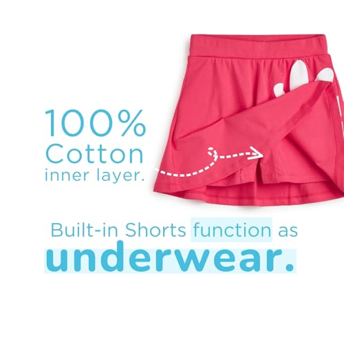 YouGotPlanB Girl's Skater Skirt with Attached Inner Shorts - Image 2