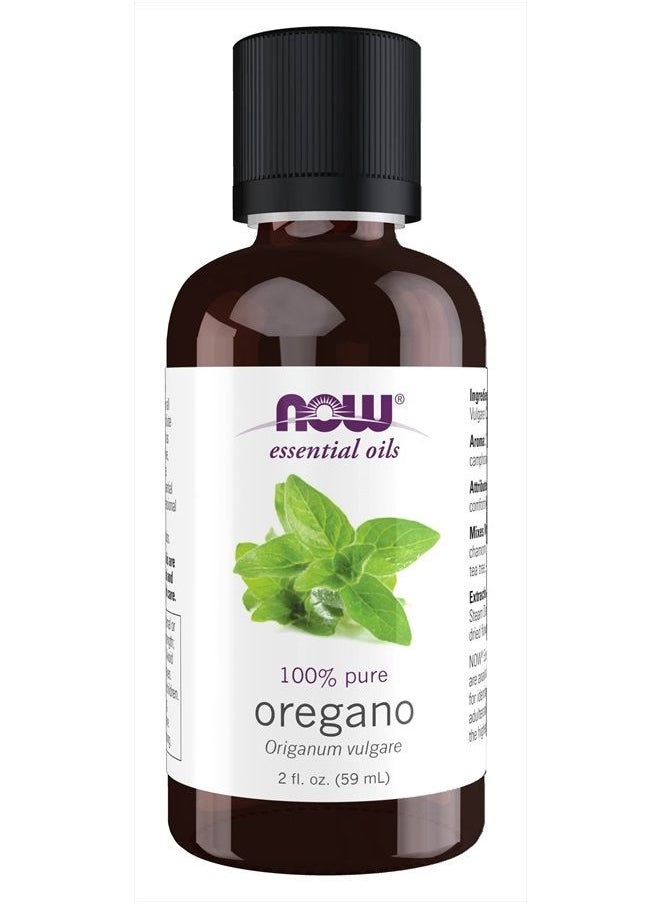 now - Essential Oils, Oregano Oil, Comforting Aromatherapy Scent, Steam Distilled, 100% Pure, Vegan, Child Resistant Cap, 2-Ounce - Image 1
