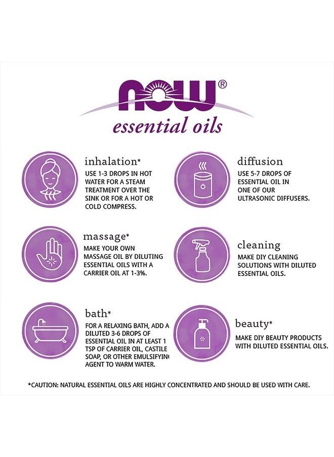 now - Essential Oils, Oregano Oil, Comforting Aromatherapy Scent, Steam Distilled, 100% Pure, Vegan, Child Resistant Cap, 2-Ounce - Image 1