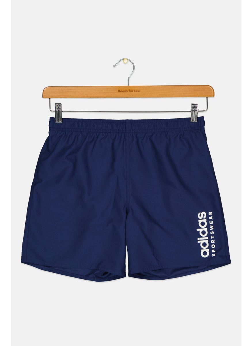 Adidas Kids Boy Sportswear Fit Training Shorts, Navy  - Image 1