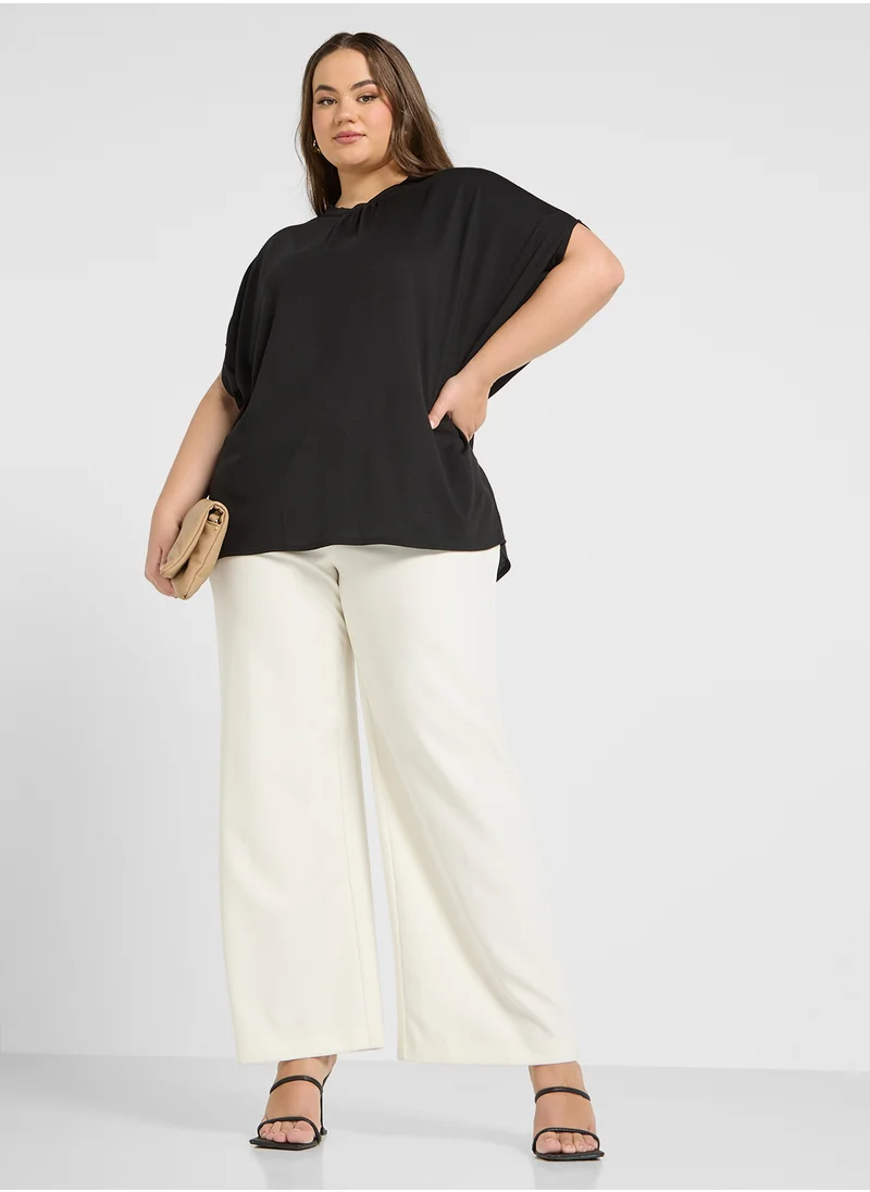 Ella Plus High Neck Top