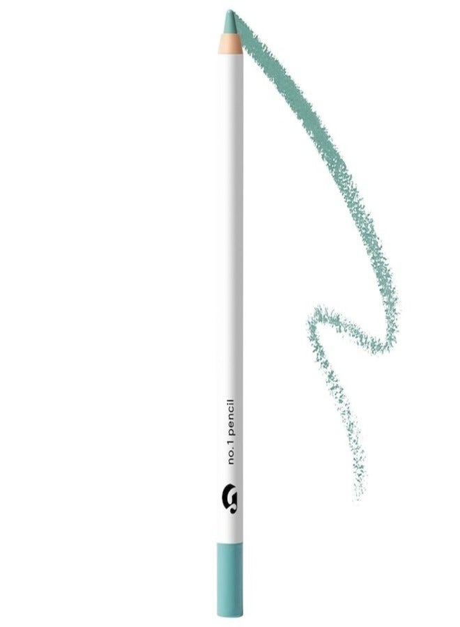 GLOSSIER No. 1 Pencil Creamy Long-Wearing Eyeliner, Patina - light gray-blue 1.2g - Smooth, Long-Lasting Definition - Image 1