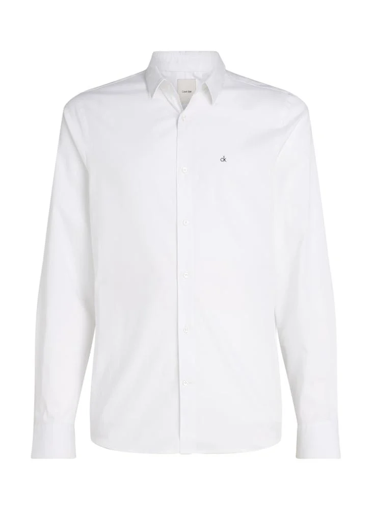 كالفن كلاين Essential Poplin Slim Fit Shirt