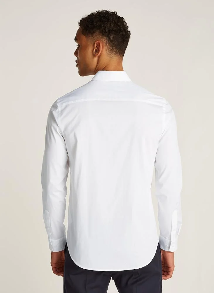 كالفن كلاين Essential Poplin Slim Fit Shirt
