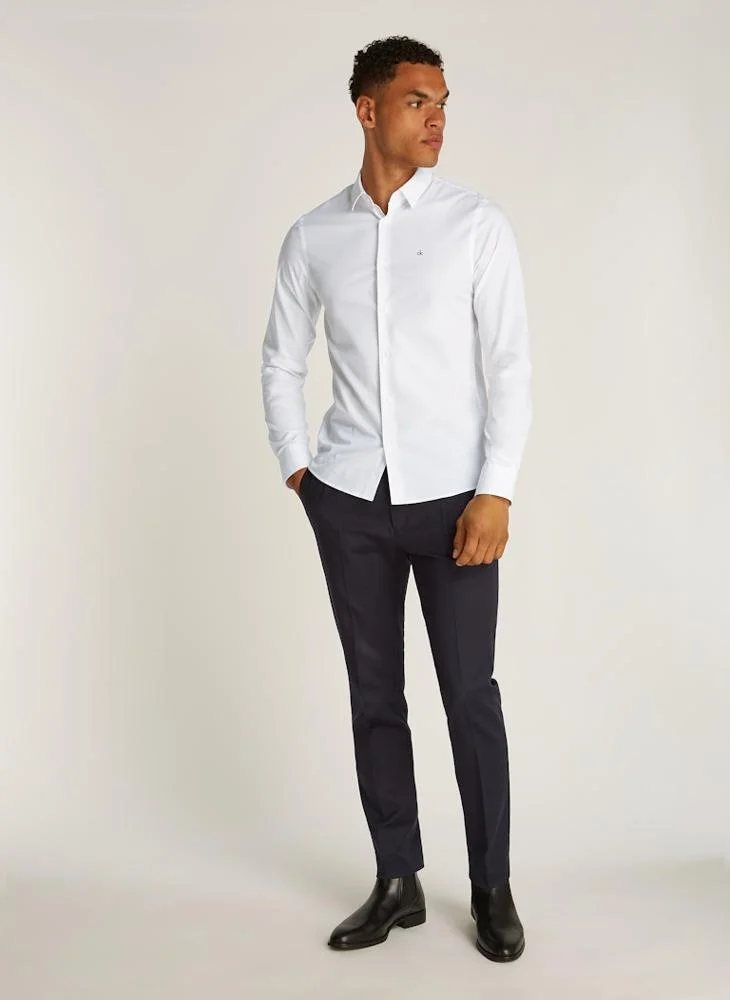 كالفن كلاين Essential Poplin Slim Fit Shirt