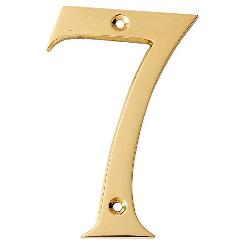 A10SHOP Motif 4-Inch House Numbers For Outside Mailbox Decor Address Signs For Houses Outdoor Wall Decor Mailbox Numbers House Address Numbers For Outside Address Sign for Door Numbers (Polished, Number 7) - Image 4