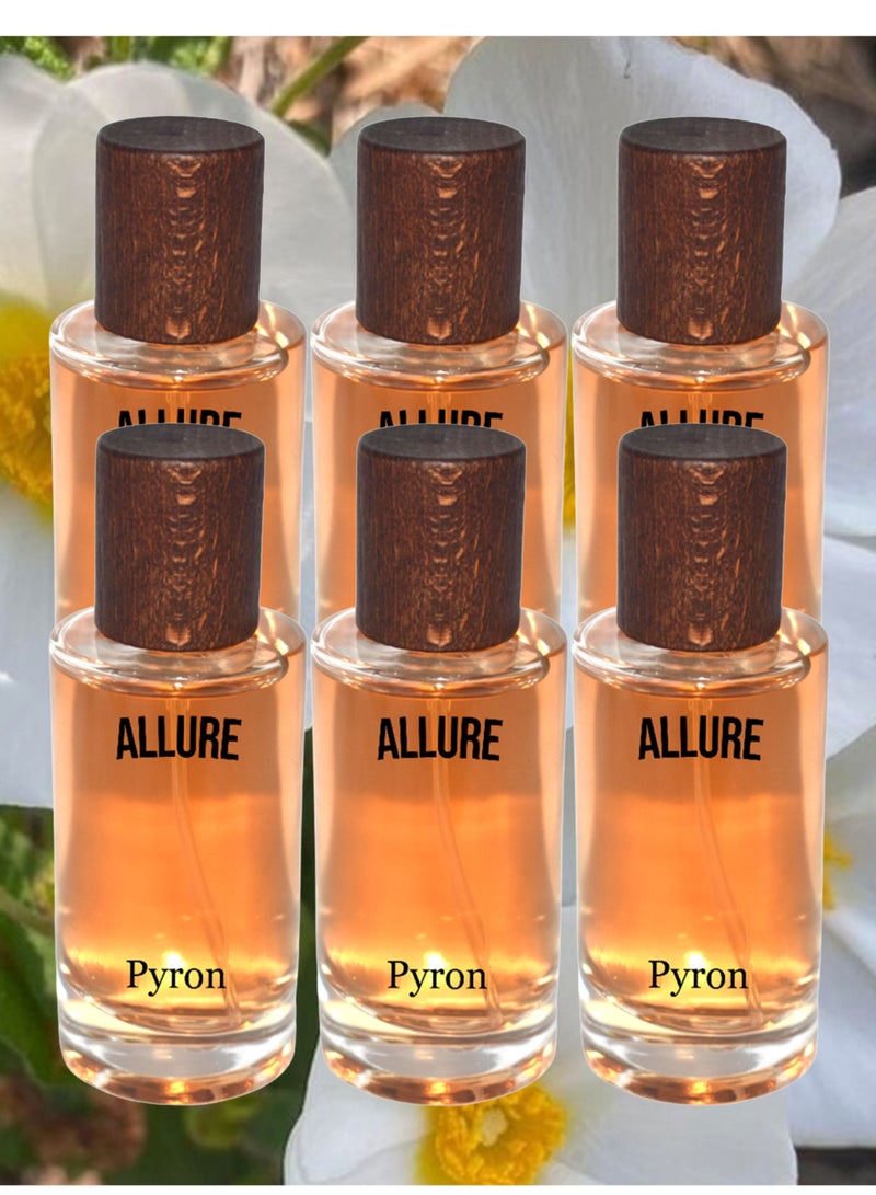 PYRON 6 Pieces Allure Perfume 50 ml EDP - Image 1