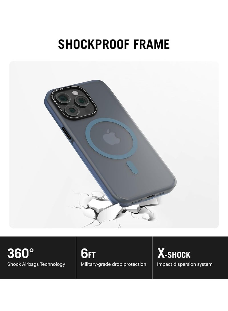 DailyObjects Polycarbonate Case for iPhone 13 Pro Compatible with Mag-Safe Wireless Charging,Blue Nimbus Slim Shockproof Back Cover - Image 4