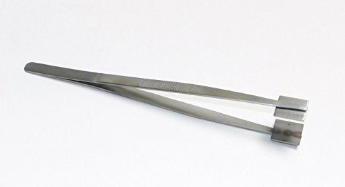 JTS Mashing Tweezers Glass Work Bead Masher Tweezer 8” Lampworking 3/4" Surface S.S. By JTS - Image 3