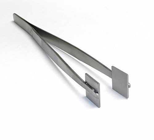 JTS Mashing Tweezers Glass Work Bead Masher Tweezer 8” Lampworking 3/4" Surface S.S. By JTS - Image 4