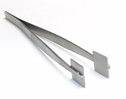 JTS Mashing Tweezers Glass Work Bead Masher Tweezer 8” Lampworking 3/4" Surface S.S. By JTS - Image 2