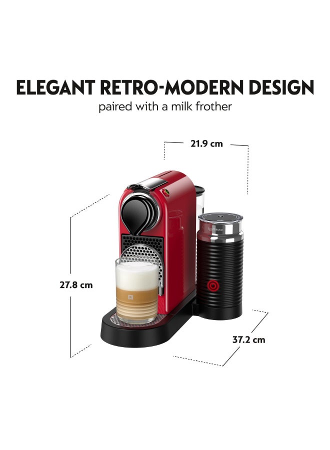 نسبرسو سيتيز آند ملك ماكينة تحضير القهوة 1 L 1710 W C123-ME-CR-NE2 أحمر - Image 4
