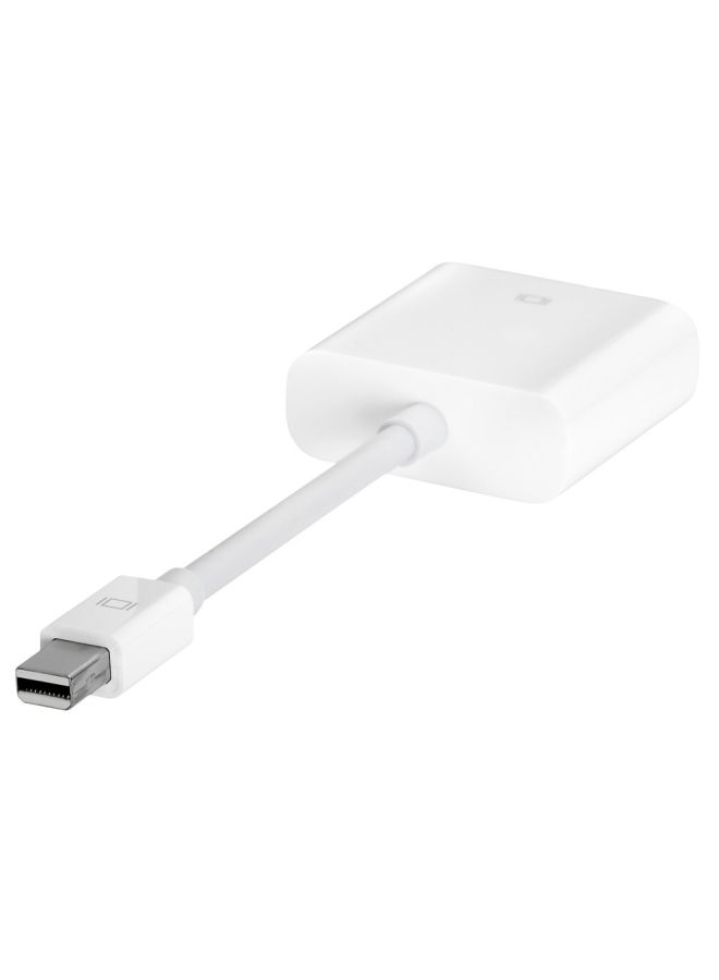 ابل  محول من منفذ ميني ديسبلاي بورت إلى DVI أبيض - Image 4
