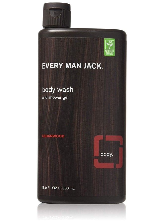 Every Man Jack Body Wash Cedarwood 16.9 Fl Oz Pack Of 2 - Image 1