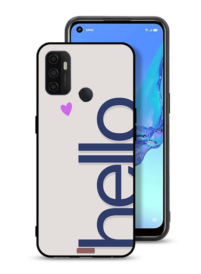 Tolwak Oppo A11s Protective Case Cover Hello - Image 1
