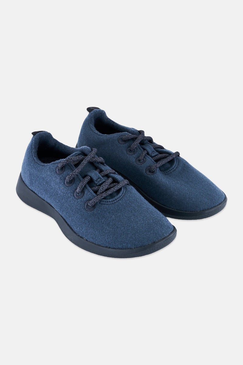 Allbirds Women Wide Lace Up Casual Shoes, Grey - Image 1