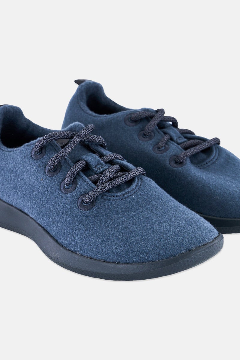 Allbirds Women Wide Lace Up Casual Shoes, Grey - Image 3
