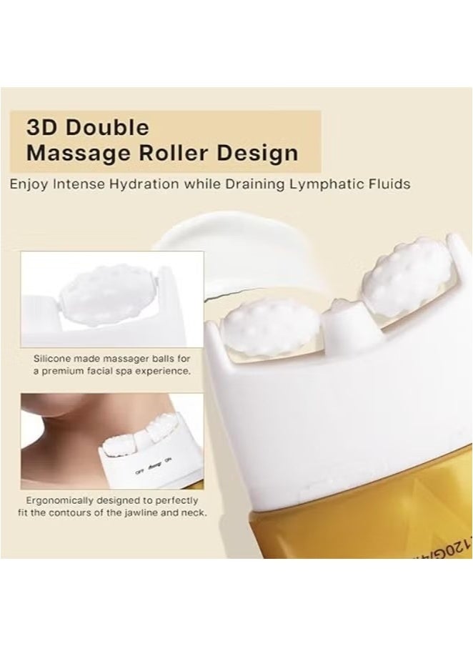Hoygi AH-8 Firming Neck Cream, 2-in-1 Guasha Neck Moisturizer with Roller Applicator, for Saggy Skin, Double Chin, Face Lifting - Image 5