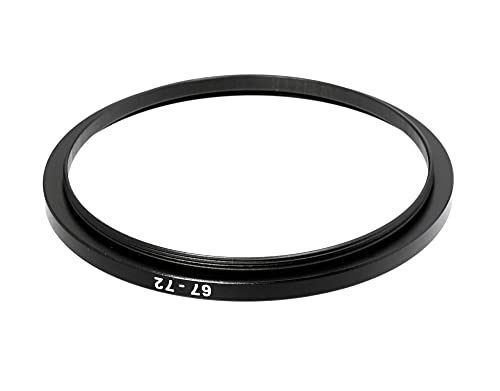 Fotasy (2 Pcs) 67-72MM Step-Up Ring Adapter, 67mm to 72mm Step Up Filter Ring, 67mm Male 72mm Female Stepping Up Ring for DSLR Camera Lens and ND UV CPL Infrared Filters - Image 3