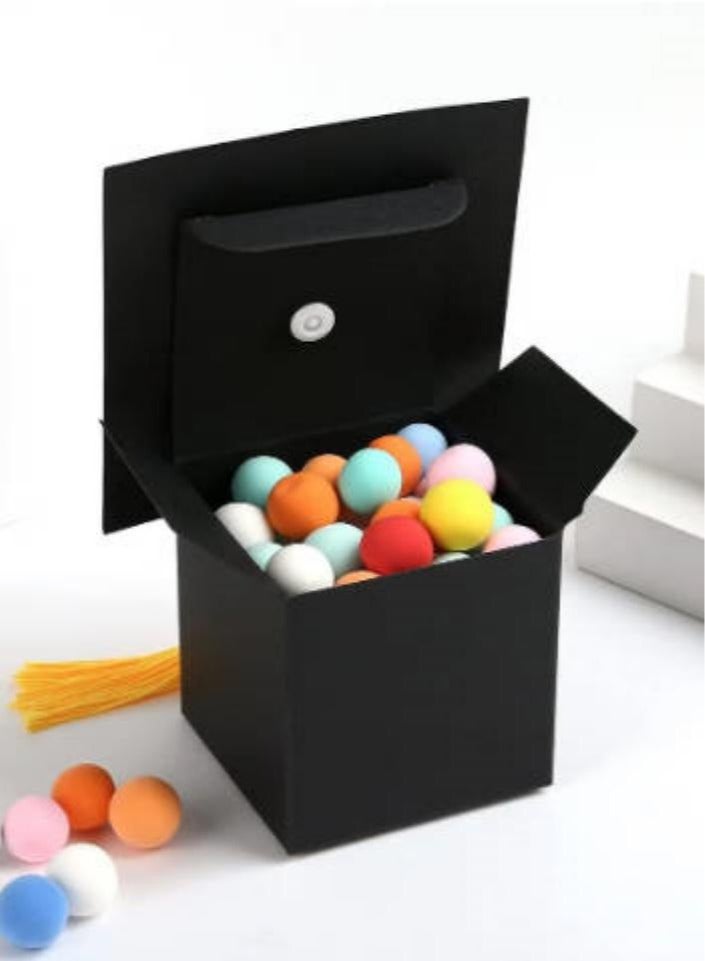 10 Pack Graduation Hat Candy Box Graduation Gift Box with Fringe for Graduation Party Supplies Decorative Candy Chocolate Souvenirs - Image 2