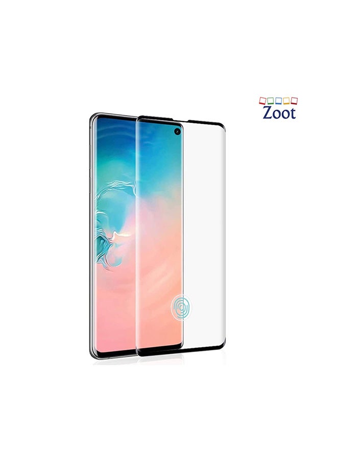 Zoot Tempered  Glass Screen Protector For Samsung Galaxy S10 Black - Image 1