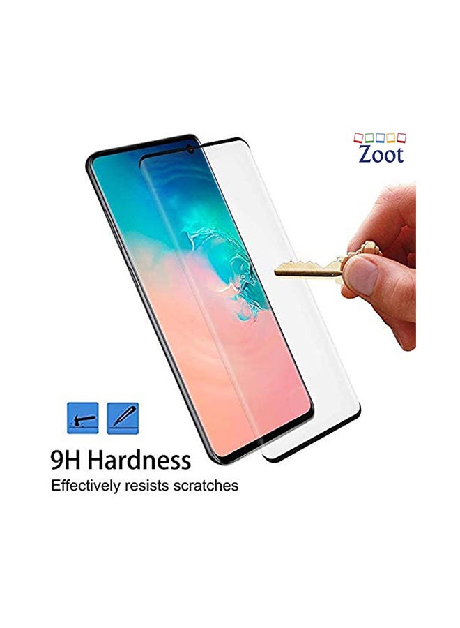 Zoot Tempered  Glass Screen Protector For Samsung Galaxy S10 Black - Image 3