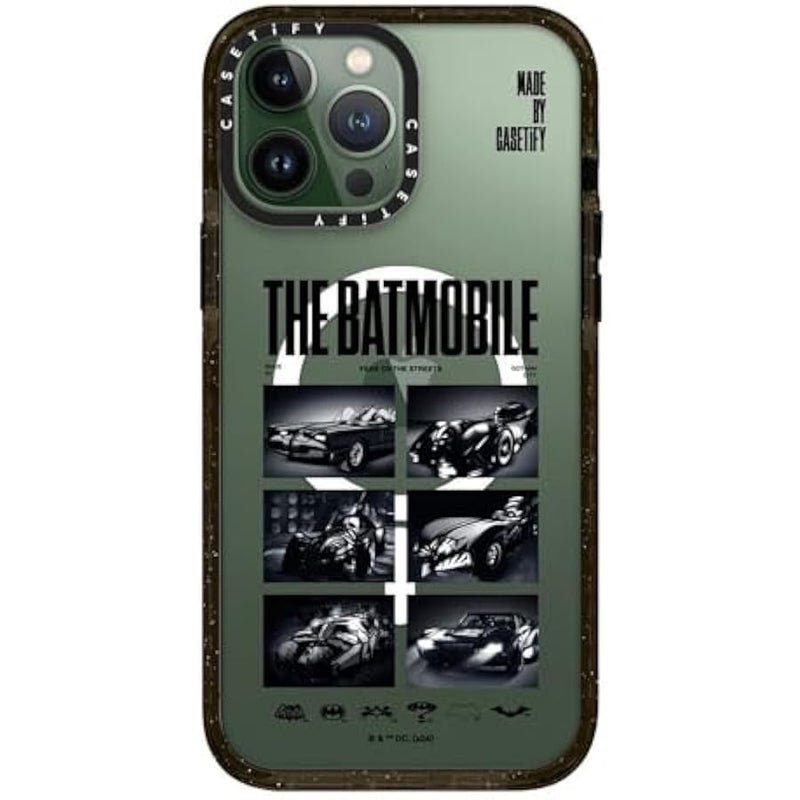 Casetify Impact iPhone 13 Pro Max Case 【Batman Co-Lab / 4X Military Grade Drop Tested / 8.2ft Drop Protection/Compatible with Magsafe】 - The Batmobile - Clear Black - Image 5