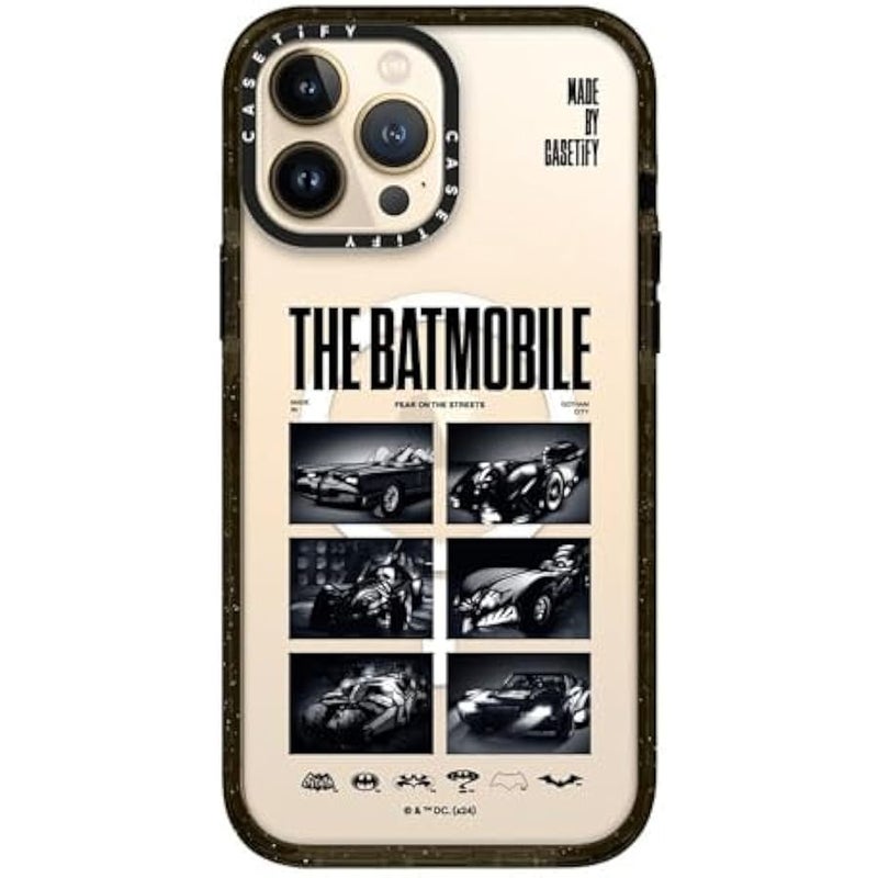 Casetify Impact iPhone 13 Pro Max Case 【Batman Co-Lab / 4X Military Grade Drop Tested / 8.2ft Drop Protection/Compatible with Magsafe】 - The Batmobile - Clear Black - Image 4