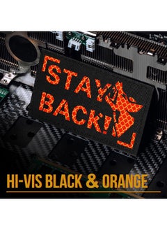 OneTigris Stay Back Reflective Dog Patches, Barking Dobie Patch for Hook and Loop Patches Vests and Harnesses  - Image 3