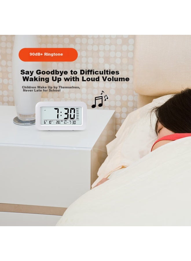 Compas Compas Electronic Alarm Clock Student Special Multi-function Wake-up Artifact Electronic Clock Student Children's Alarm Clock 801g Green - Image 5