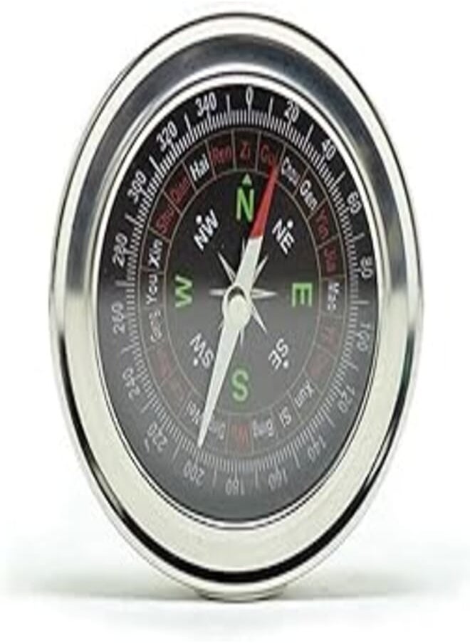 OR Portable Compass Stainless Steel Outdoor Navigation Tool for Camping Hiking Tourist 