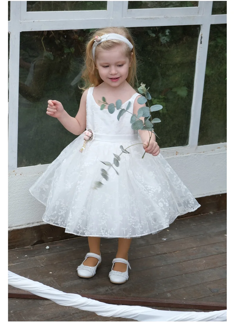 VIA BAMBINO Flower Girls Dress White 3215