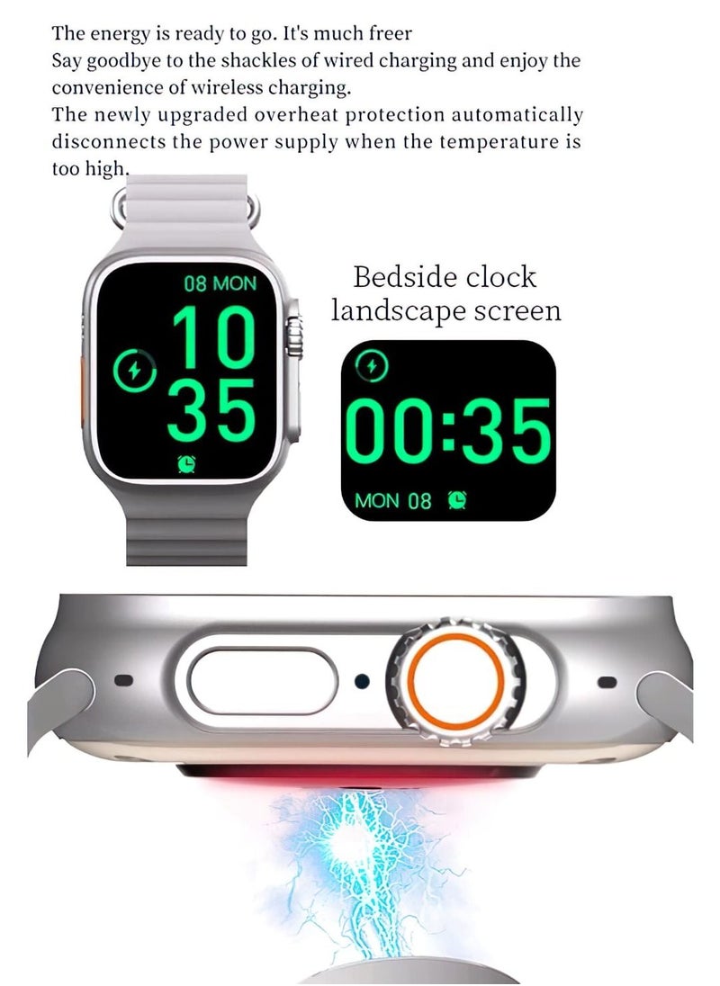 Generic - X8 Unique Combination Smart Watch 8 in 1 HD Display Wireless Charging 49mm - Image 1