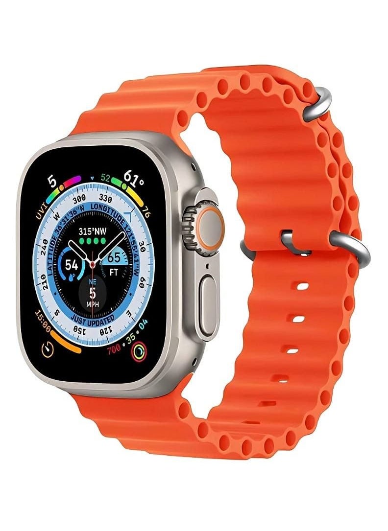 Generic - X8 Unique Combination Smart Watch 8 in 1 HD Display Wireless Charging 49mm - Image 1