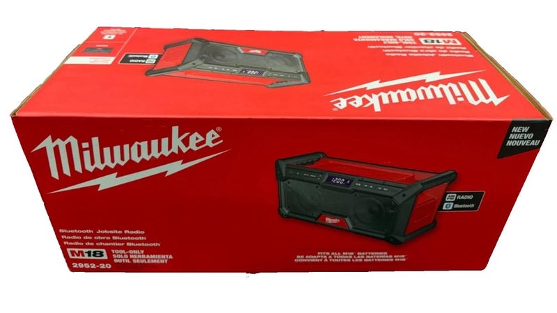 راديو موقع العمل بلوتوث Milwaukee M18 أداة عارية