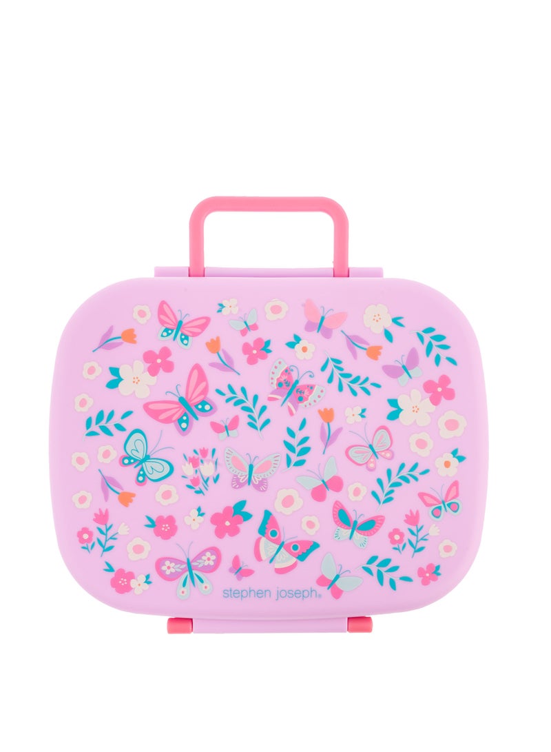 Stephen Joseph صندوق بنتو للأطفال مع صينية قابلة للإزالة - فراشة - Image 2