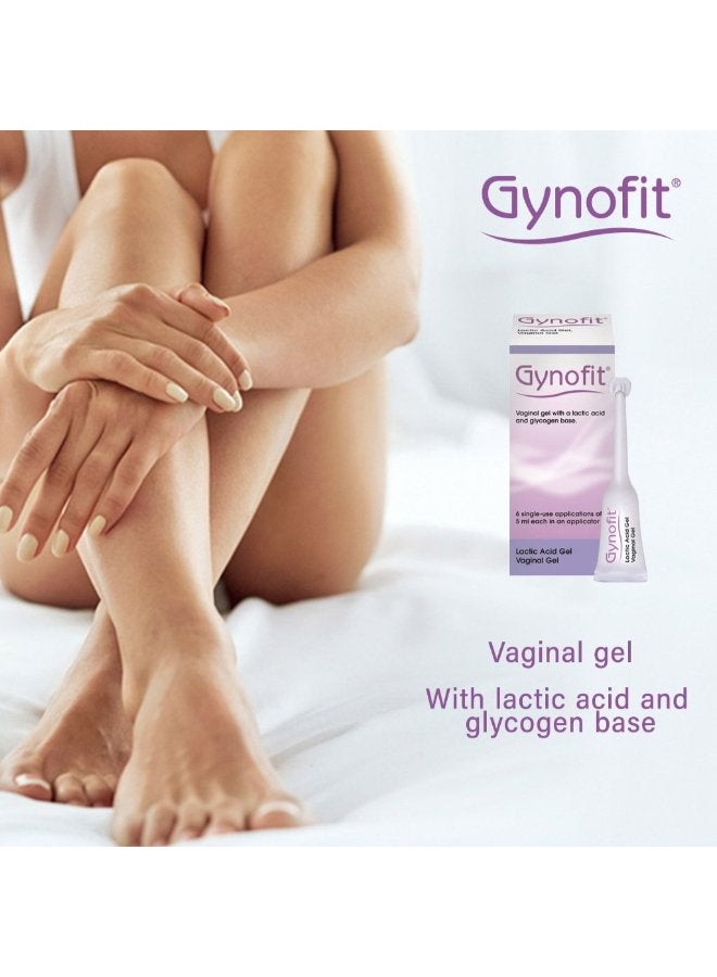 Gynofit Lactic Acid Vaginal Gel 6 x 5 ml With Applicator - Image 2